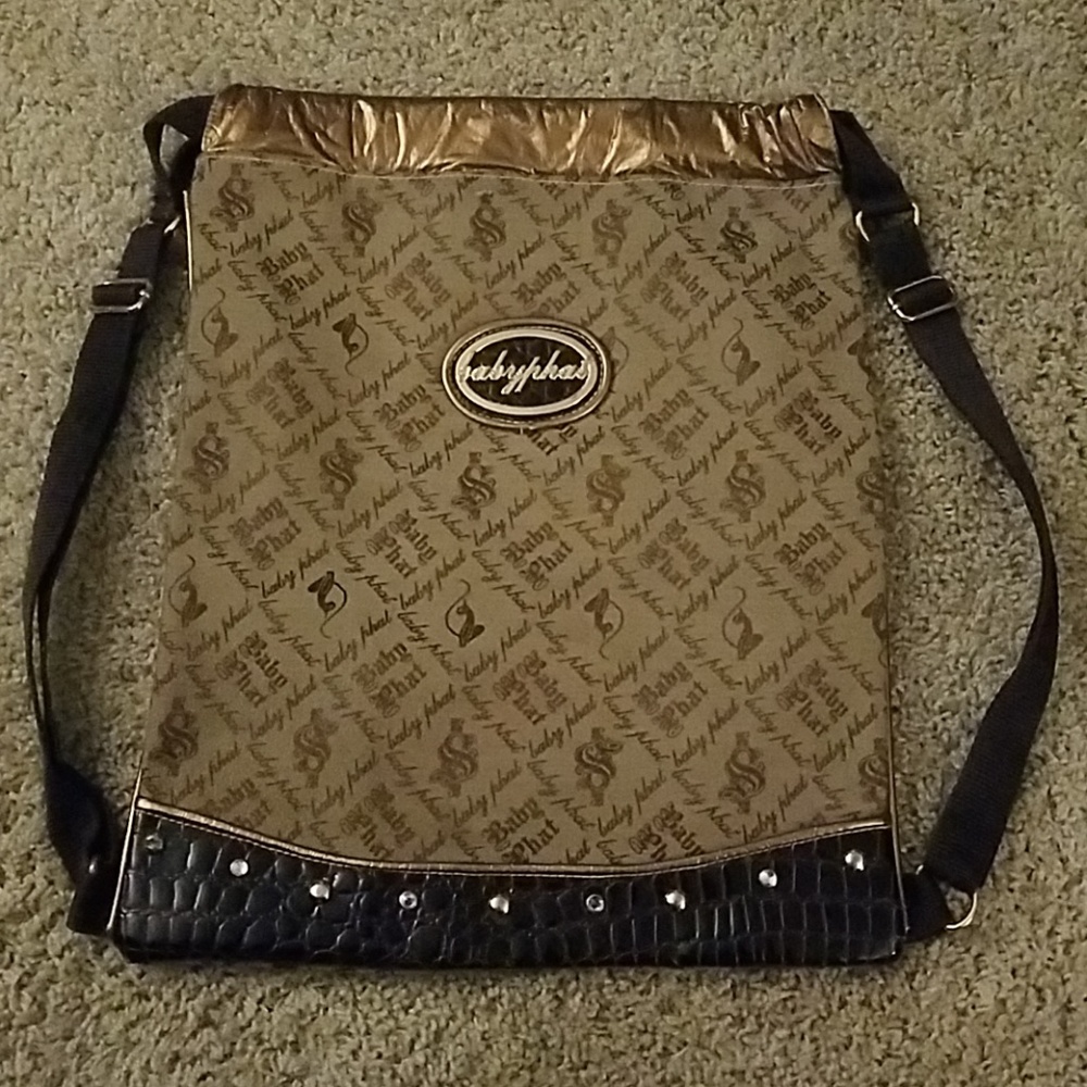 Baby Phat pull string bag